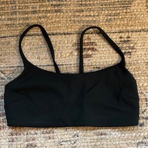 lululemon wunder train strappy racer bra (legacy green?)